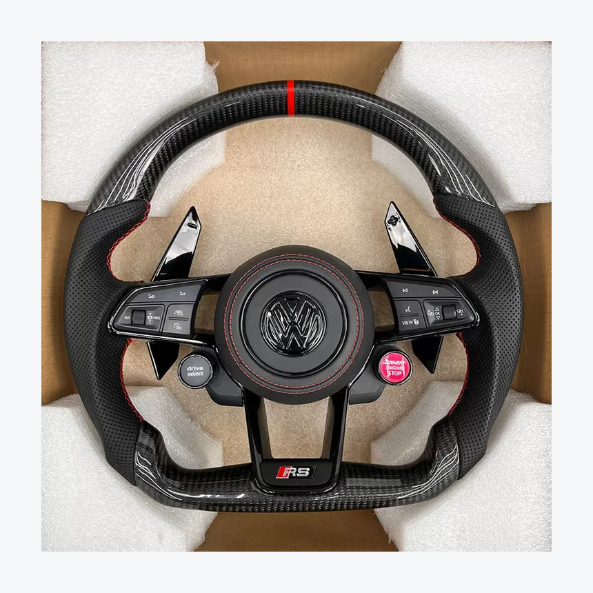 Volkswagen Golf Carbon Fiber Steering Wheel — Custom Steering Wheel