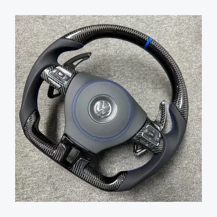 Volkswagen Golf Forged Carbon Steering Wheel — Custom Steering Wheel