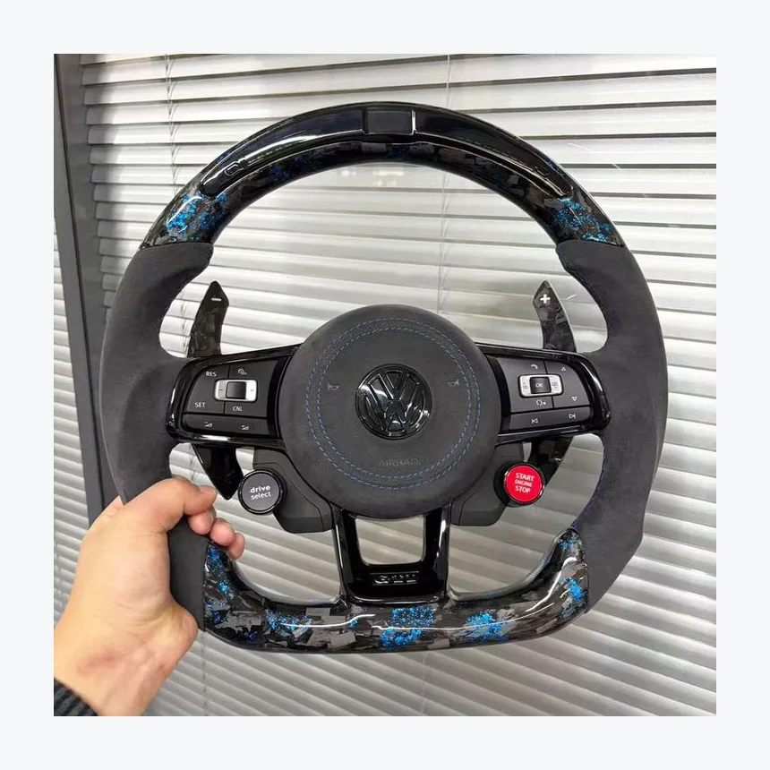 Volkswagen Forged Carbon Steering Wheel — Custom Steering Wheel