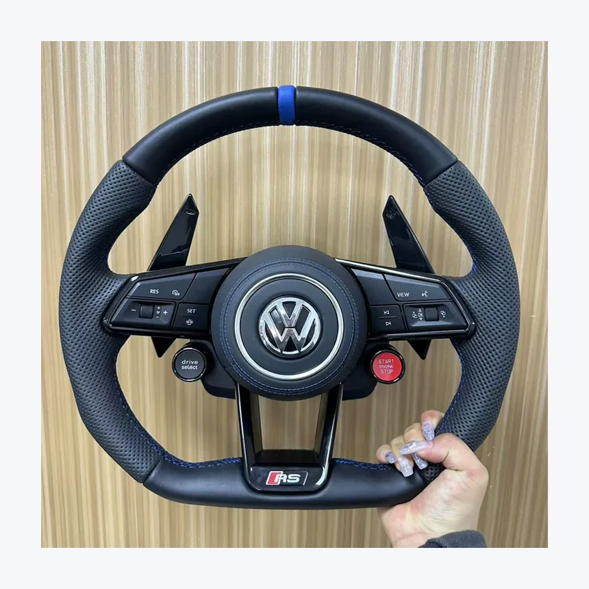 Volkswagen MK7 Leather Steering Wheel — Custom Steering Wheel