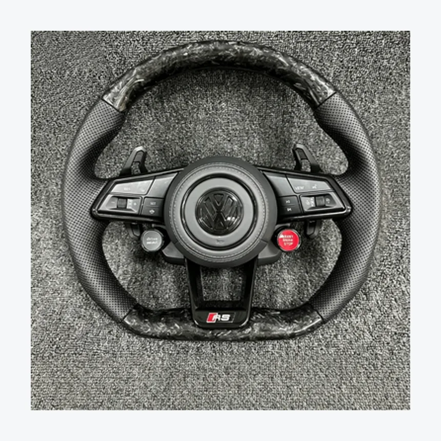 Volkswagen MK7 Spliced Forged Carbon Wheel — Custom Steering Wheel